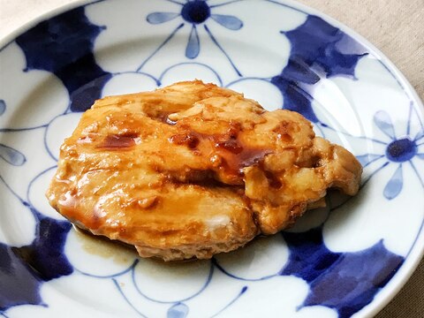 鶏肉の黒酢照り焼き